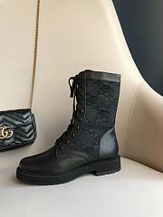 SIGNATURE Black leather biker boots 8T8213AGEJF1OS5 - 4