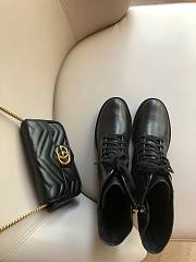 SIGNATURE Black leather biker boots 8T8213AGEJF1OS5 - 3