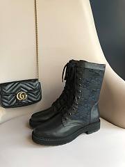 SIGNATURE Black leather biker boots 8T8213AGEJF1OS5 - 2