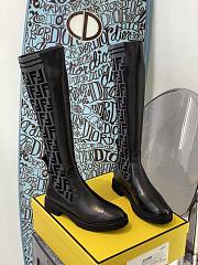ROCKOKO Black leather ankle boots with stretch fabric 8W6789A3GXF1D0Iq - 3