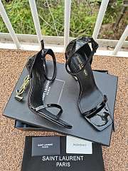 Saint Laurent Opyum 110mm Black Gold sandals 5576620NPVV - 5
