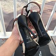 Saint Laurent Cassandra logo plaque 110mm sandals - Colour 5358150NPVV - 4