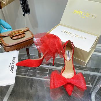 Jimmy Choo Aveline 100 sandals in Red