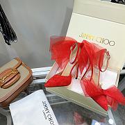 Jimmy Choo Aveline 100 sandals in Red - 6