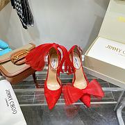 Jimmy Choo Aveline 100 sandals in Red - 4