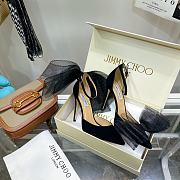 Jimmy Choo Aveline 100 sandals in Black - 4