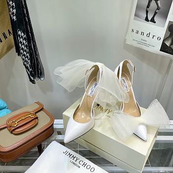 Jimmy Choo Aveline 100 sandals in White