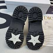 D-MAJOR ANKLE BOOT Black and White Technical Fabric and Black Calfskin KCI676SCN_S52X - 4