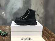 Alexander McQueen Tread Slick Lace Up Boot Black 611706W4MV21000 - 6