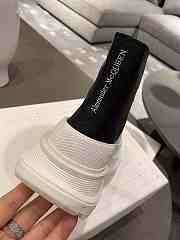 Alexander Mcqueen Chunky Sole High Black White  - 3