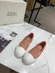 Alexander McQueen Deck Skate Plimsoll Lace-Up Magnolia (W) 654593 W4PQ1 - 5