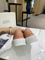 Alexander McQueen Deck Skate Plimsoll Lace-Up Magnolia (W) 654593 W4PQ1 - 3