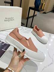 Alexander McQueen Deck Skate Plimsoll Lace-Up Magnolia (W) 654593 W4PQ1 - 2