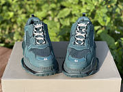 Balenciaga Triple S Clear Sole Full Dark Green 541624W2GA13210 - 5