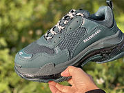 Balenciaga Triple S Clear Sole Full Dark Green 541624W2GA13210 - 4
