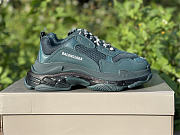 Balenciaga Triple S Clear Sole Full Dark Green 541624W2GA13210 - 2