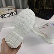 Alexander McQueen Tread Slick Lace Up Boot Whie Colour Back - 5