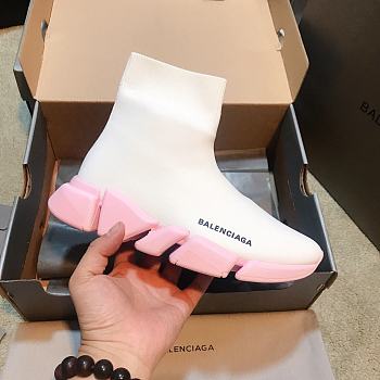 Balenciaga Speed Trainer Pink Sole 587280 W2DBB 1915