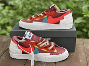 Nike Blazer Low sacai KAWS Red DM7901-600 - 5