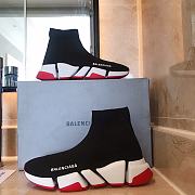 Balenciaga Speed 2.0 Black Red Sole - 3