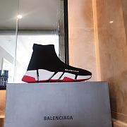 Balenciaga Speed 2.0 Black Red Sole - 4