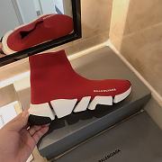 Balenciaga Speed 2.0 Red Black 617239W17206911 - 4