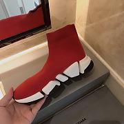 Balenciaga Speed 2.0 Red Black 617239W17206911 - 5