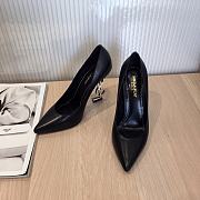 SAINT LAURENT Black Opyum 85 Heels 212418F122004 - 3