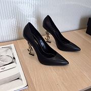 SAINT LAURENT Black Opyum 85 Heels 212418F122004 - 5