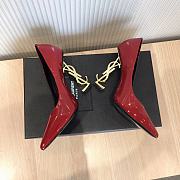 SAINT LAURENT Red Opyum 85 Heels 212418F122004 - 3