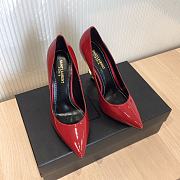 SAINT LAURENT Red Opyum 85 Heels 212418F122004 - 5
