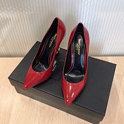 SAINT LAURENT Red Opyum 85 Heels 212418F122004 - 2