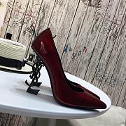 SAINT LAURENT Champange Red Opyum 85 Heels 212418F122004 - 3