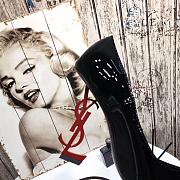 SAINT LAURENT Black Opyum 85 Red Heels 212418F122004 - 3
