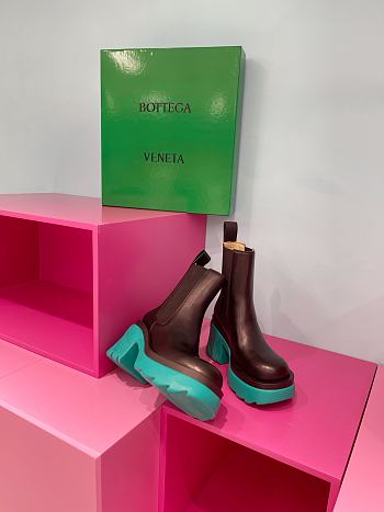 Bottega Veneta Boots BVBT Middle Brown Light Green