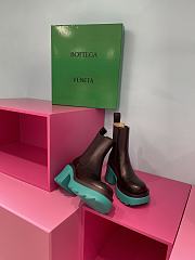 Bottega Veneta Boots BVBT Middle Brown Light Green - 5