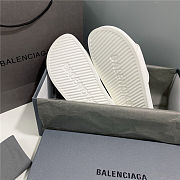 BALENCIAGA White Logo Pool Slides 2 - 6