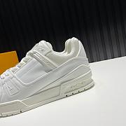 LV TRAINER SNEAKER WHITE 1A8WAX - 5
