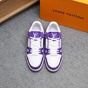 LV TRAINER SNEAKER PURPLE 1A8WAX - 5