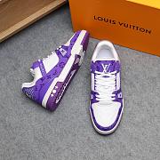 LV TRAINER SNEAKER PURPLE 1A8WAX - 3
