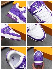 LV TRAINER SNEAKER PURPLE 1A8WAX - 2
