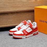 LV TRAINER SNEAKER RED 1A8WAX - 1