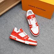LV TRAINER SNEAKER RED 1A8WAX - 4