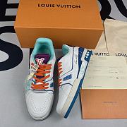 LV TRAINER SNEAKER BLUE 1A8WAX - 1