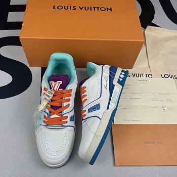 LV TRAINER SNEAKER BLUE 1A8WAX