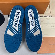 LV TRAINER SNEAKER BLUE 1A8WAX - 5