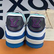 LV TRAINER SNEAKER BLUE 1A8WAX - 4