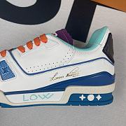 LV TRAINER SNEAKER BLUE 1A8WAX - 3