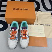 LV TRAINER SNEAKER BLUE 1A8WAX - 2