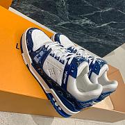 LV TRAINER SNEAKER BLUE JEAN 1A8WAX - 3